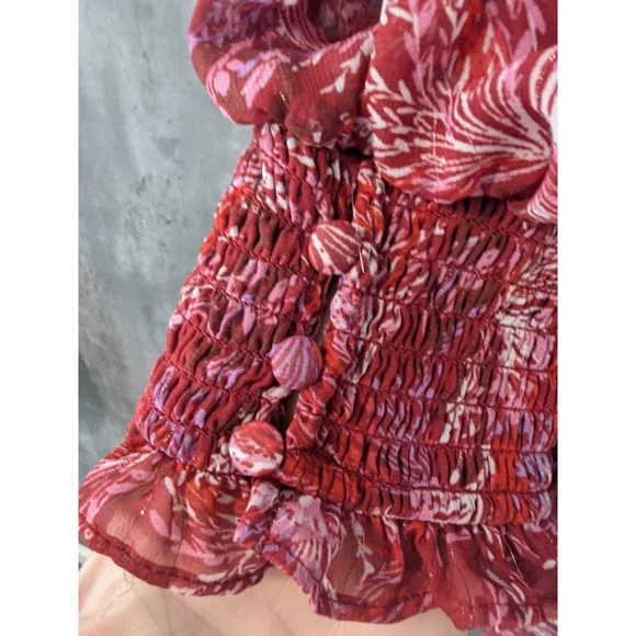 Women BCBG generation Dress size 6 red & pink - Picture 7 of 13